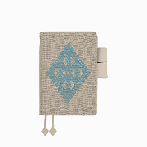 布芸展＋弘前こぎん研究所・てこなこの花こ囲み［水縹］