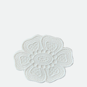 Mold 花のブローチ(オーバル)