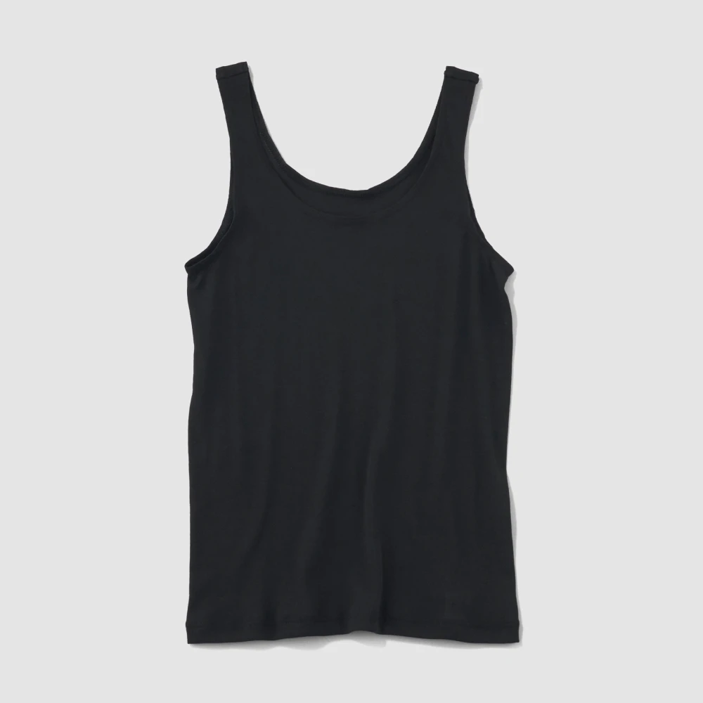 〈O2〉×アサメリー レディス タンクトップ ブラック