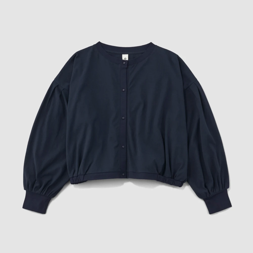 〈O2〉サマーパフカーディガン ミッドナイト
