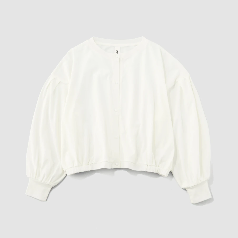 〈O2〉サマーパフカーディガン オフホワイト