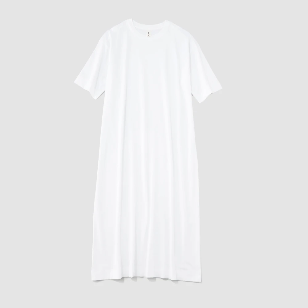 〈O2〉Tee "Rosy" レディス Ｔワンピース ピュアホワイト