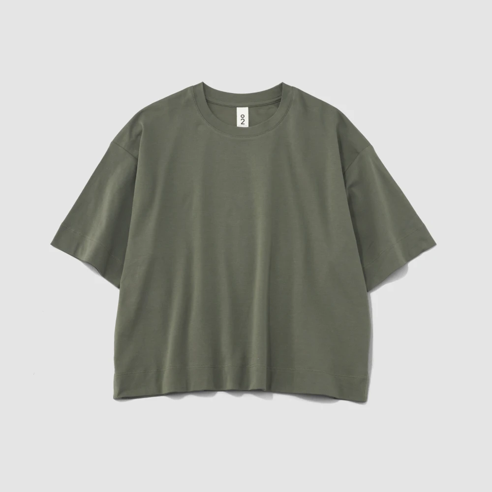 〈O2〉Tee "Rosy" レディス ワイドＴ オリーブ