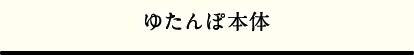 ゆたんぽ本体