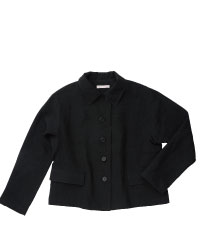 麻のジャケット（黒）