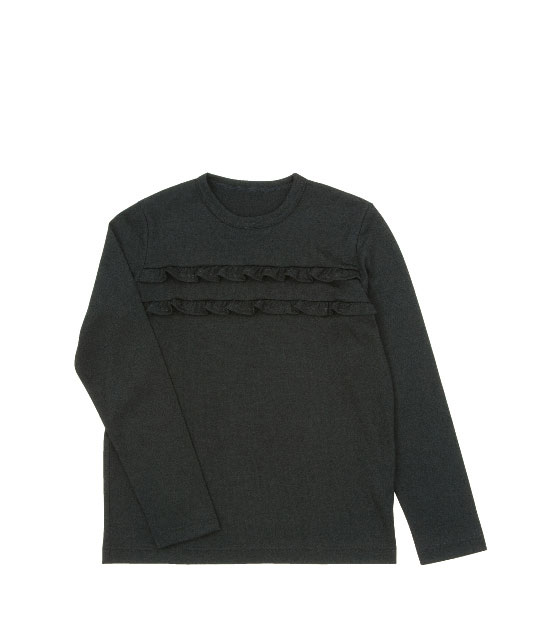 フリルＴシャツ（黒）