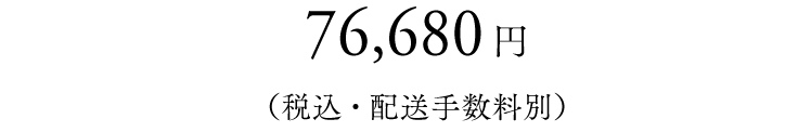 23,500円（税込・配送手数料別）