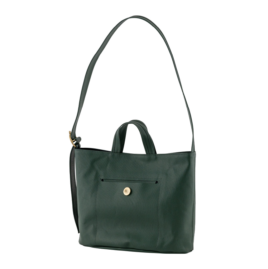オーバル2wayバッグ M グリーン