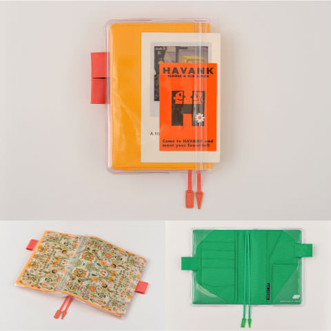 This charming original Hobonichi mini pocket tissue holder is all smiles