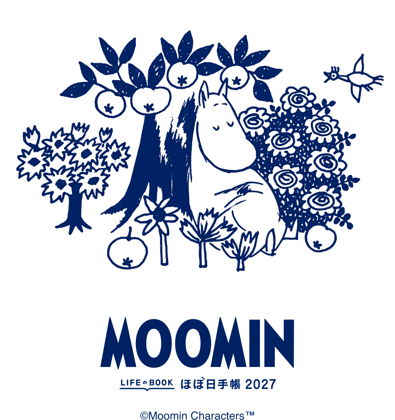 MOOMIN LIFEのBOOK ほぼ日手帳2027 &copy;Moomin Characters&trade;