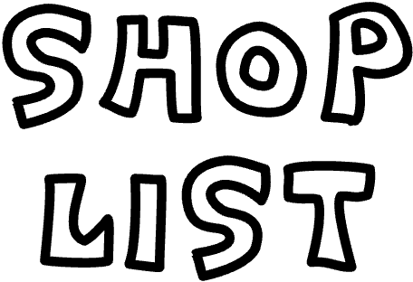 SHOP LIST