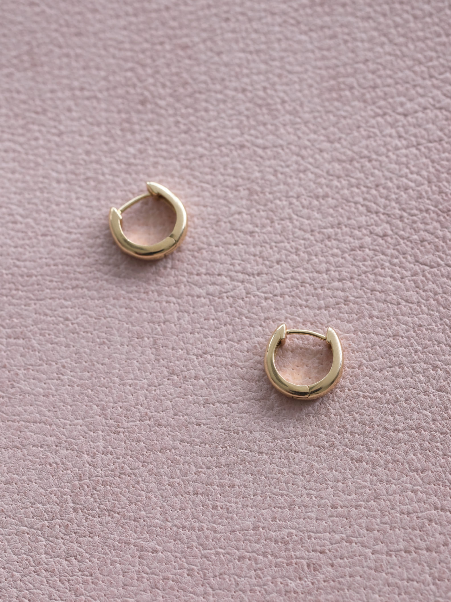 ひとさじのジュエリー une pincée Gold Collection - glacé - | フープピアス ・グラッセ - 12mm の画像２