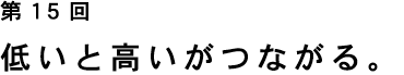 ��15�� �Ⴂ�ƍ������Ȃ���B